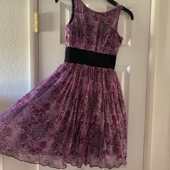 Girls Leopard Print Dress 12 - Picture 3 of 6